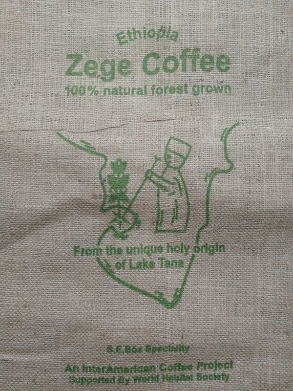 Kaffeesack Zege Coffee Ethopia